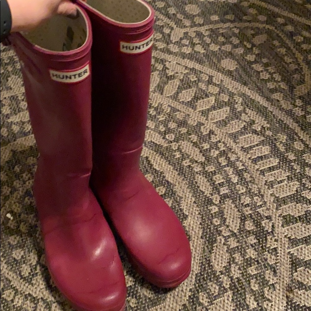 Hunter boots size 9